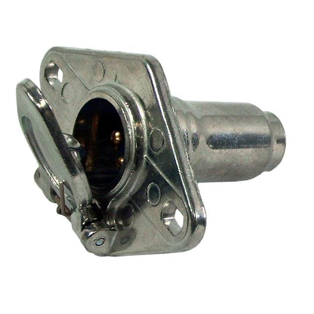 Trailer Connector Tow Pro 6 Way Round Plug and Socket Trailer Connector - DynalineTow Pro